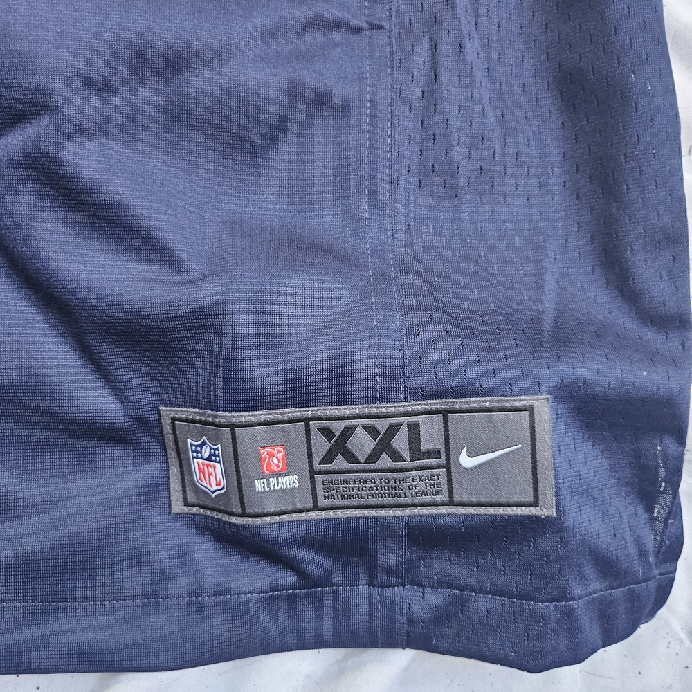Nike Dallas Cowboys NFL Football Jersey XXL Tony Pollard #20 Blue On Field - Picture 2 of 6